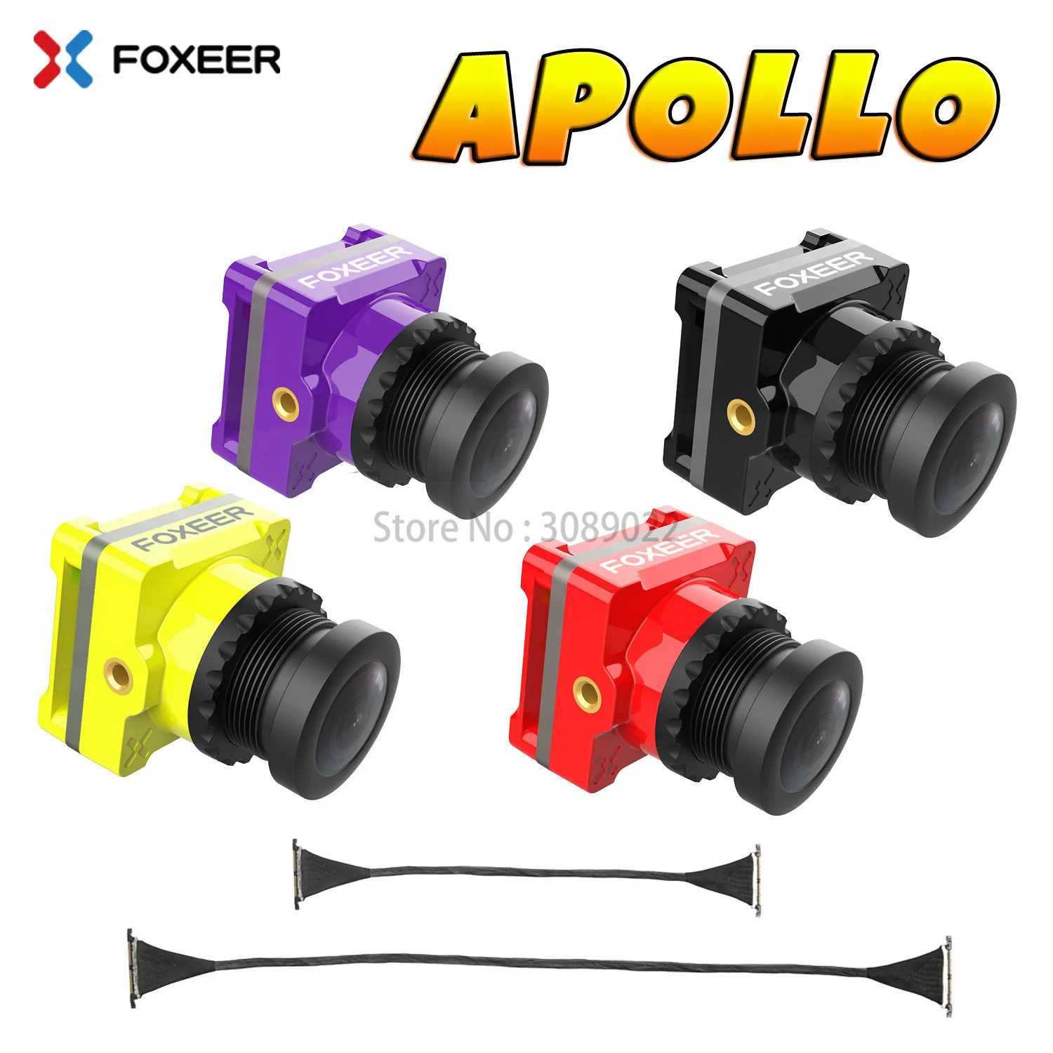 Foxeer Apollo Digital Standart 160° Red + 13cm cable