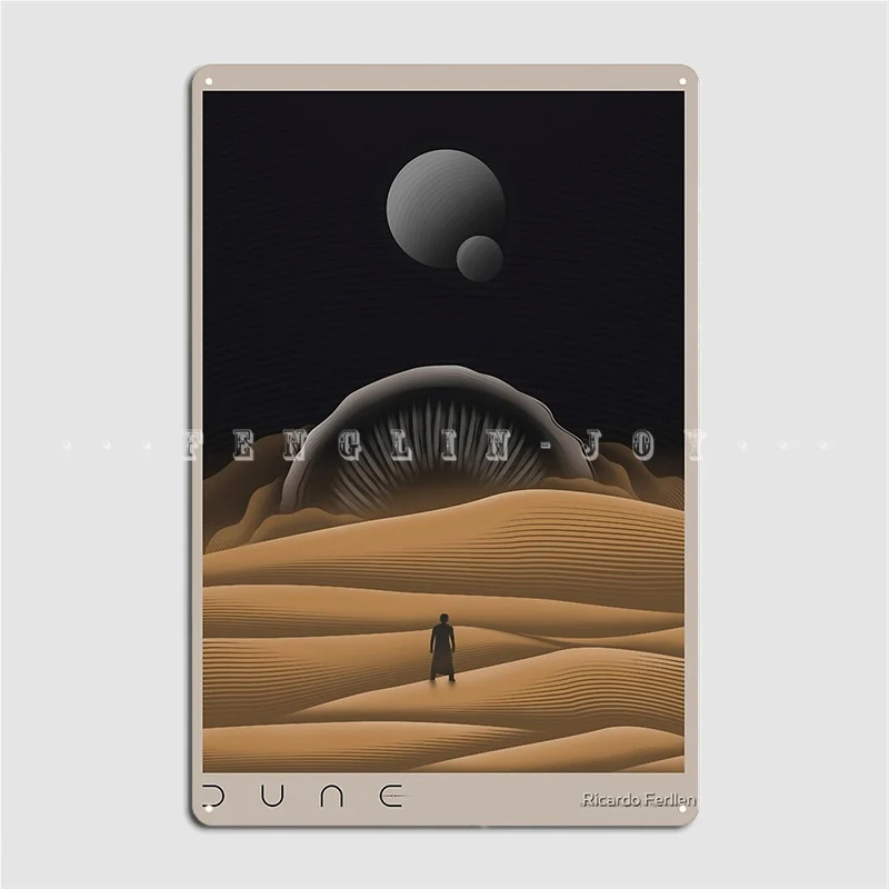 

Dunes Arrakis Metal Plaque Poster Plates Club Bar Club Create Tin Sign Poster