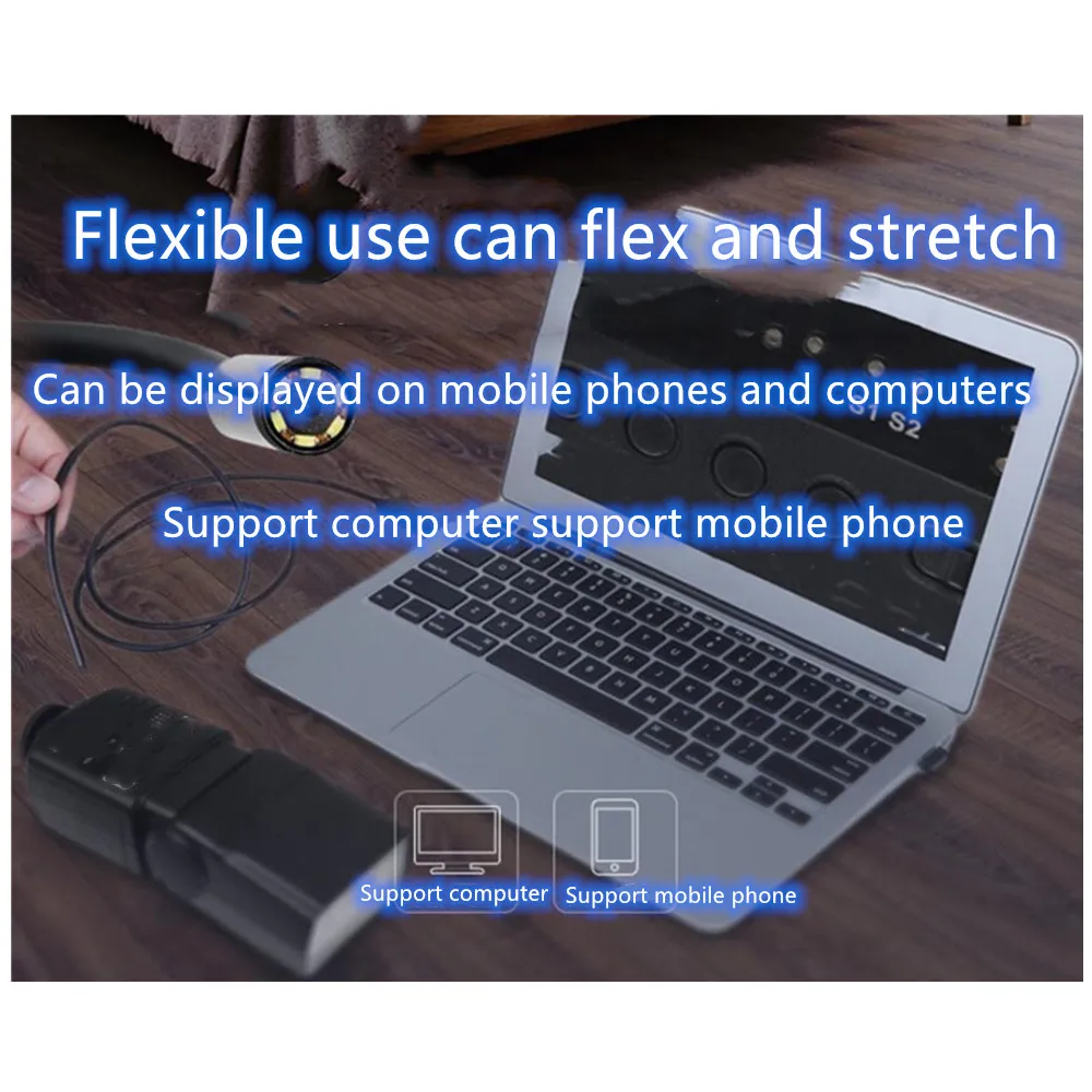 Новый 1 м Android мобильный телефон USB эндоскоп 5 мм градиентные фильтры нормальной IP67