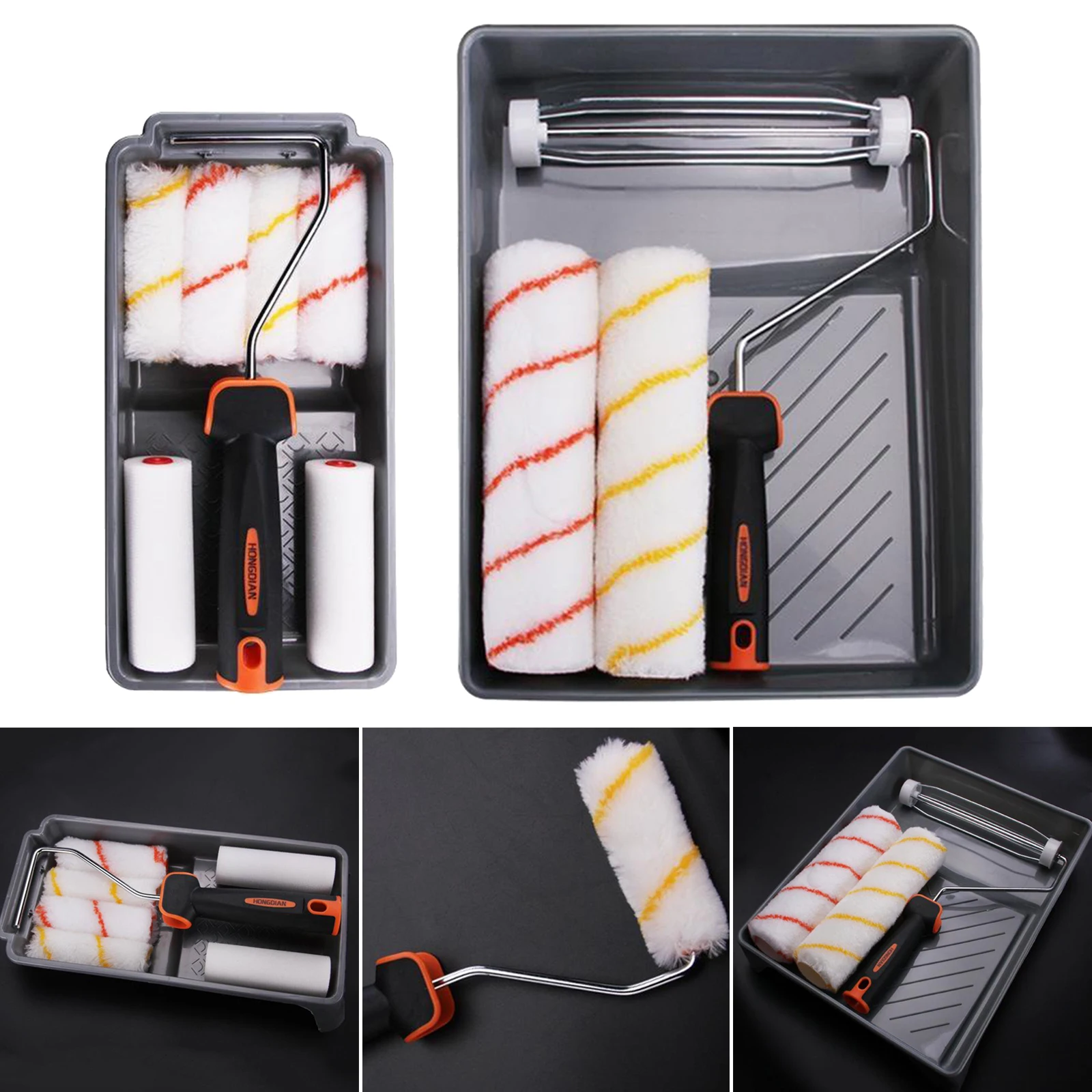 

Paint Rollers Home Decorator DIY Painting Paint Mini Foam Roller Refill & Woven Roller Covers