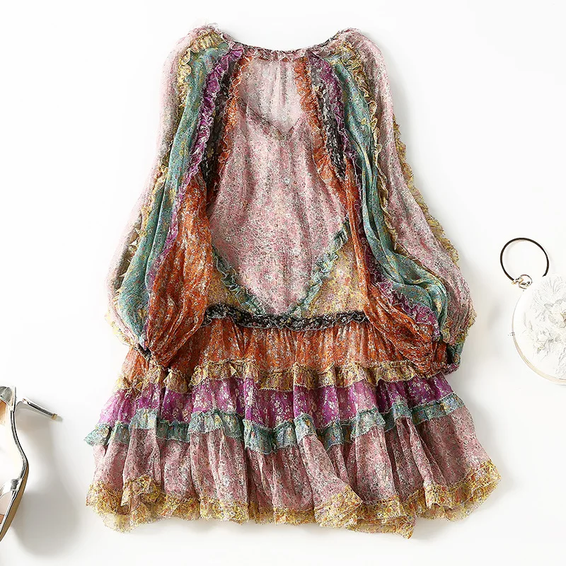 

2021 silk over-the-knee silkworm silk dresses