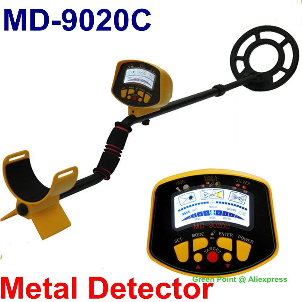 Новый MD 9020C профессиональный Подземный детектор металла Dtector с ЖК дисплей Дисплей