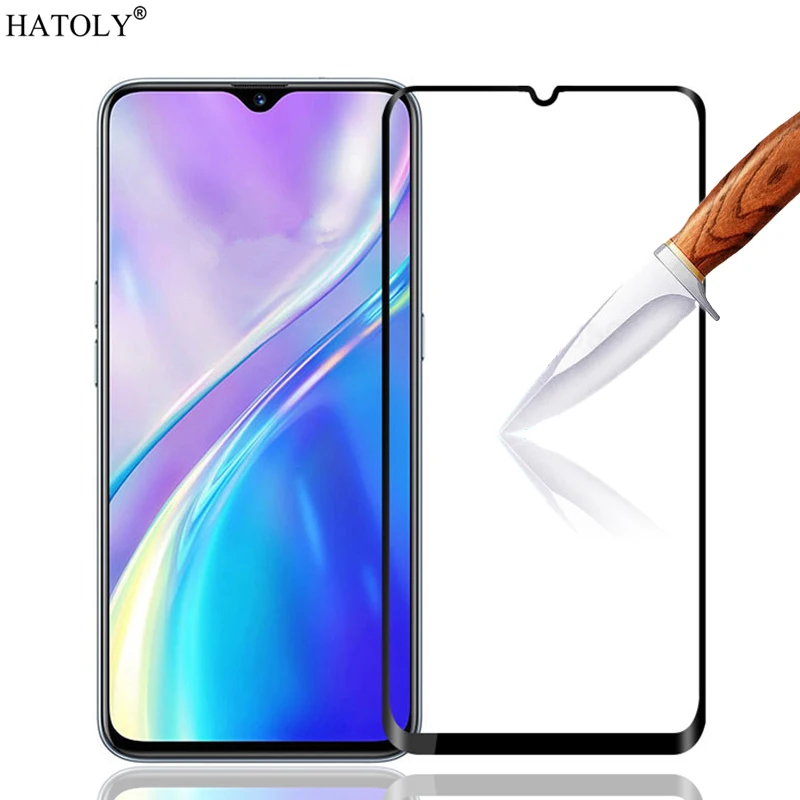 2pcs realme xt tempered glass for oppo realme xt 730g protective glass full glue cover phone screen protector for oppo realme xt free global shipping