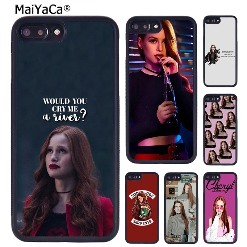 MaiYaCa Riverdale TV Cheryl Blossom чехол для телефона iPhone X XR XS 11 12 Pro MAX 5 6 S 7 8 Plus Samsung Galaxy S6 S7 S8 S9