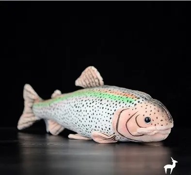 Trout 42cm 38 см Hammerhead плюшевая игрушка «Акула» чучело океанское животное плюшевые мягкие игрушки для детей подарок на день рождения - Цвет: Trout 42cm
