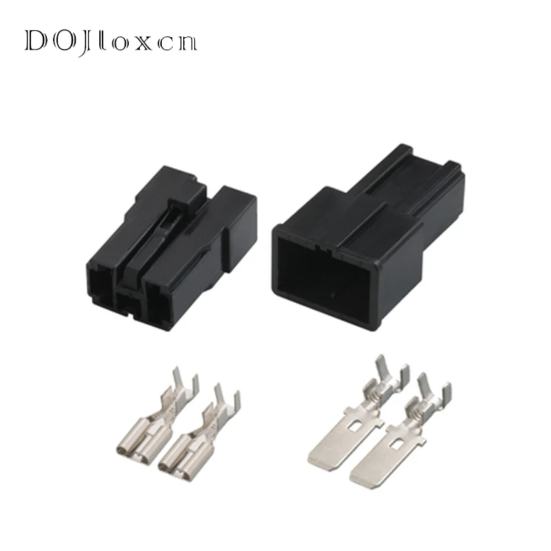

1-50 Sets 2 Pin Female Male Auto Toyota Map Sensor Connector Battery Speaker Wire Connector Plug Large Current DJ7026-7.8-11 21