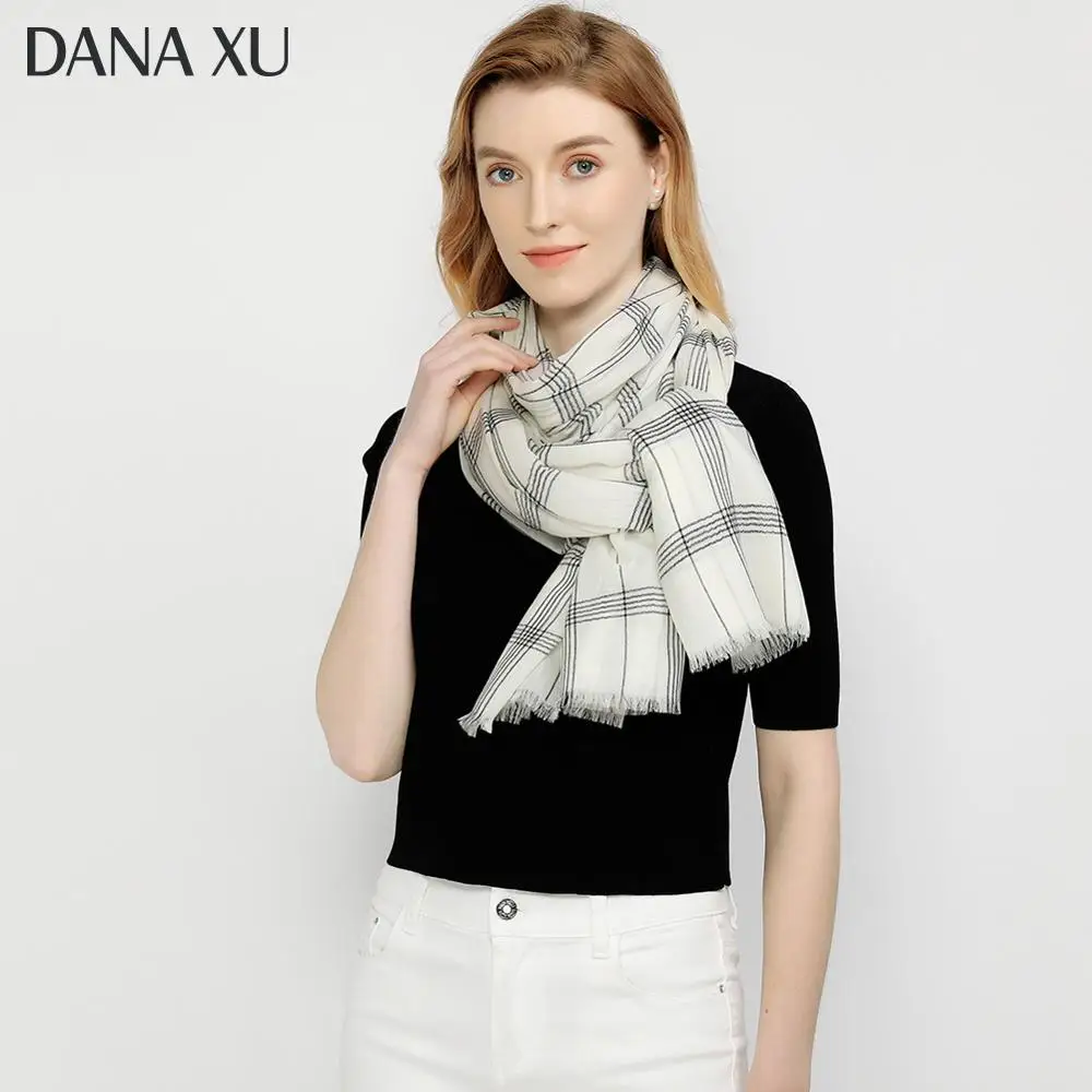 

2021 New Women Cashmere Scarves Lady Winter Warm Soft Pashmina Shawls Wraps Wool Long Scarf Blanket Face Shield