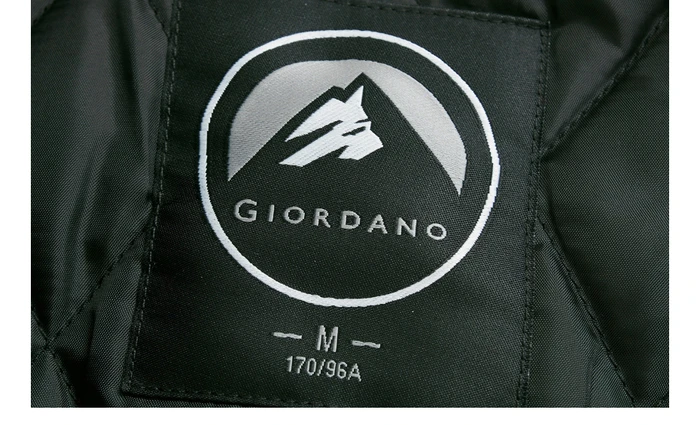Giordano мужская куртка с длинными рукавами, имеется два варианта окраса данной модели