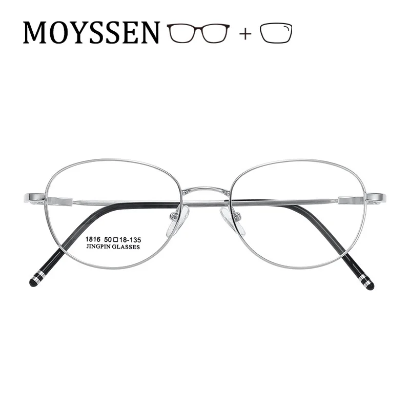 

Retro Vintage Flexible Metal Round Oval Myopia Presbyopia Prescription Glasses Women Famale Men Light Alloy Optical Eyeglasses