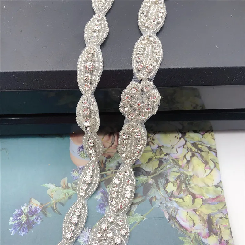 5 ярдов стеклянная лента стразы с горячей фиксацией аппликации для украшения