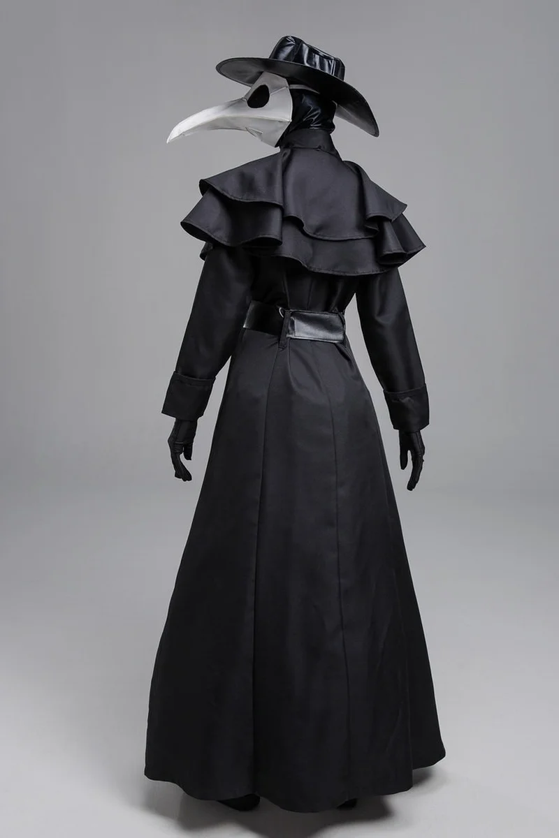 

Women Cosplay Costumes 2021 New Halloween Costume Medieval Punk Plague Doctor Bird Man Long Mouth Cosplay Suit Donsignet