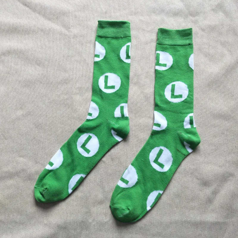 

5 Styles Women Men Letter Star Printed Cartoon Harajuku Calcetines Unisex Cotton Funny Novelty Casual Spring Autumn Happy Socks