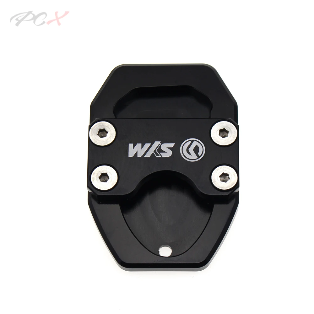 

Motorcycle CNC Aluminum Kickstand Extension Plate for SYM CRUISYM300 GTS300i GTS 300i Foot Side Bracket Stand Enlarge Pad