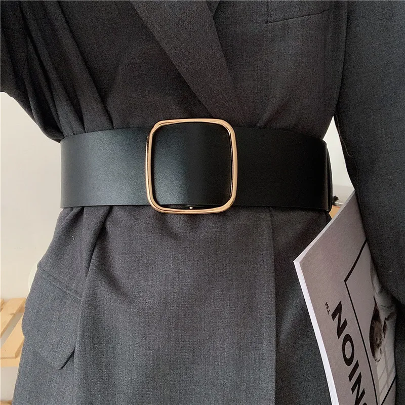 

Суперширокий уплотнитель на талию, Женская Универсальная Ретро-рубашка без отверстий, свитер, пальто, приталенная верхняя одежда, украшени...