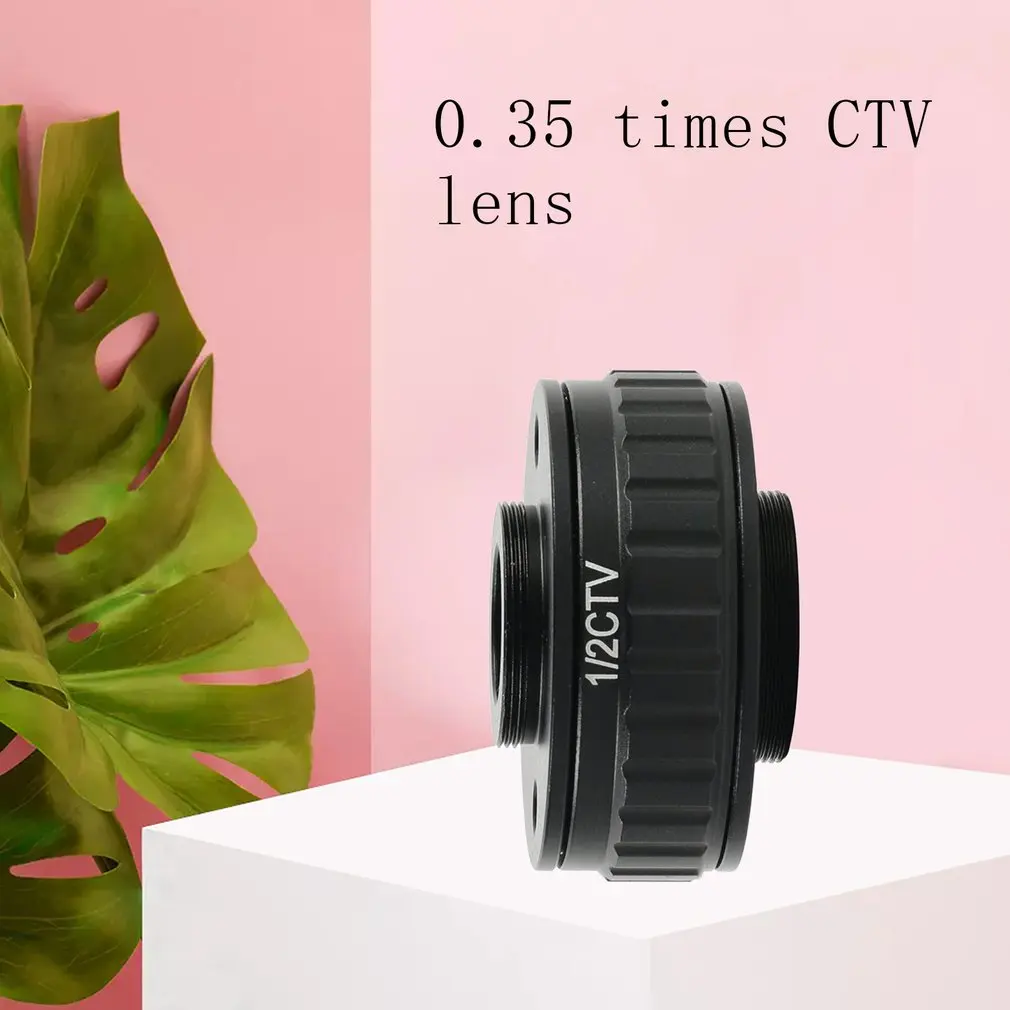 0.35x симуляторный фокусный C Mount объектив CTV 0 35 адаптер для Тринокулярный
