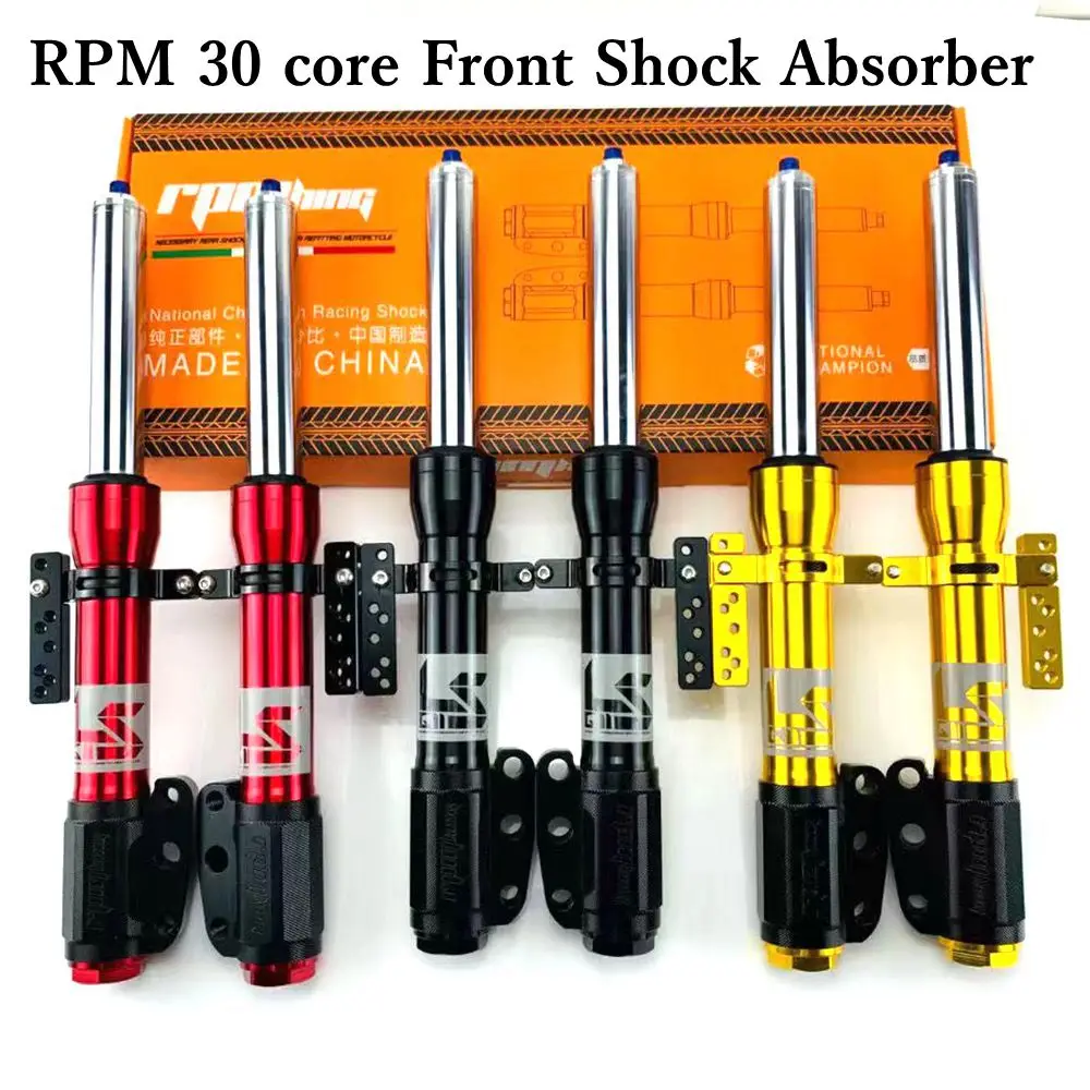 

30 core Motorcycle Front Fork 360/400mm Front Shock Universal For Yamaha Scooter Cygnus-X Force155 JOG RSZ Niu N1S NGT NQI M+