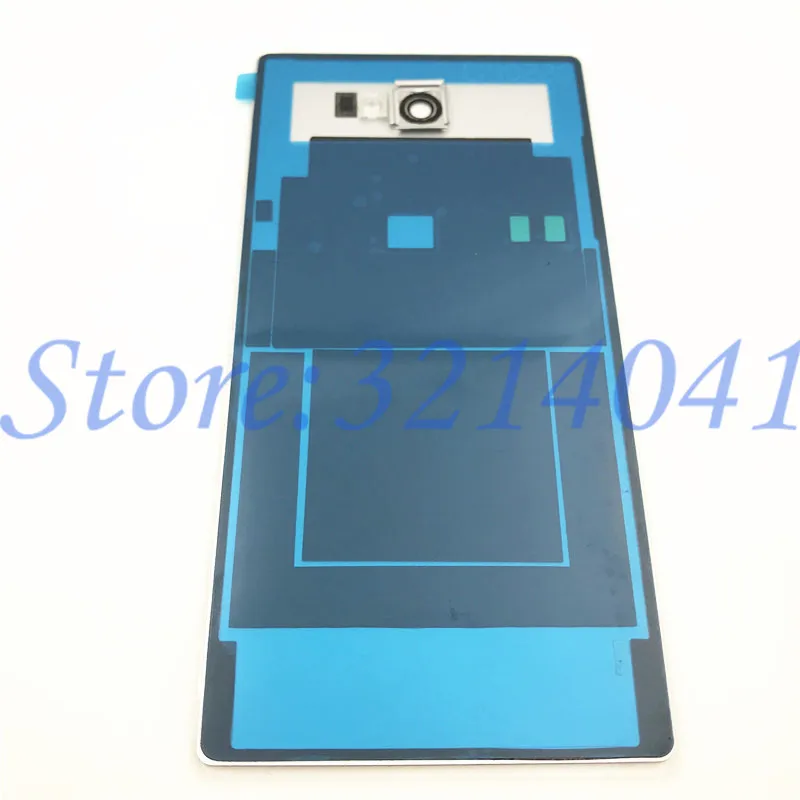 

10Pcs/Lot 4.8 inches Battery Back Cover For Sony Xperia M2 S50h Dual D2302 D2305 Rear Battery Door Back Cover Housing With Logo