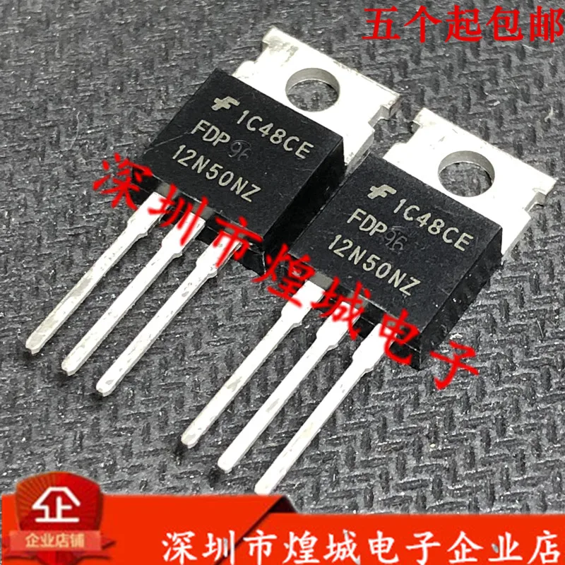 

10 шт. FDP12N50NZ TO-220 500V 11.5A 5