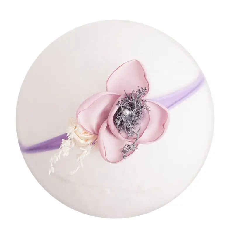 

Baby Headband With Flower Girl Photo Shoot Newborn Photography Props For Studio Princess Headwear Flower Hair Accessories