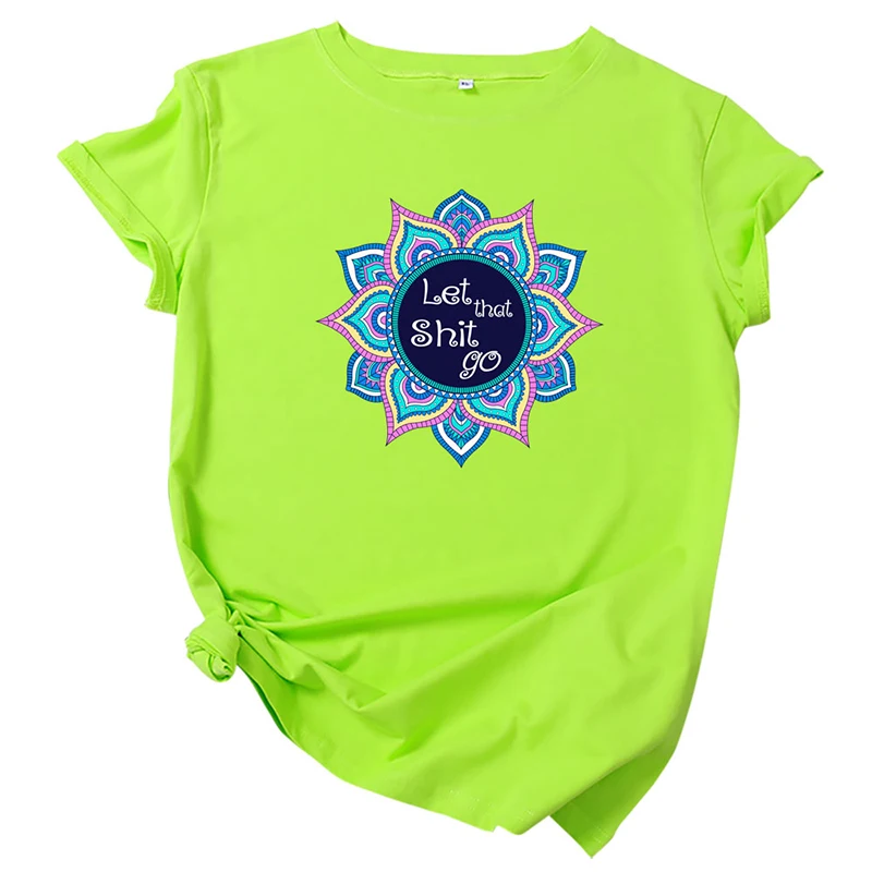 Женская хлопковая футболка модная повседневная из 100% хлопка с круглым вырезом и