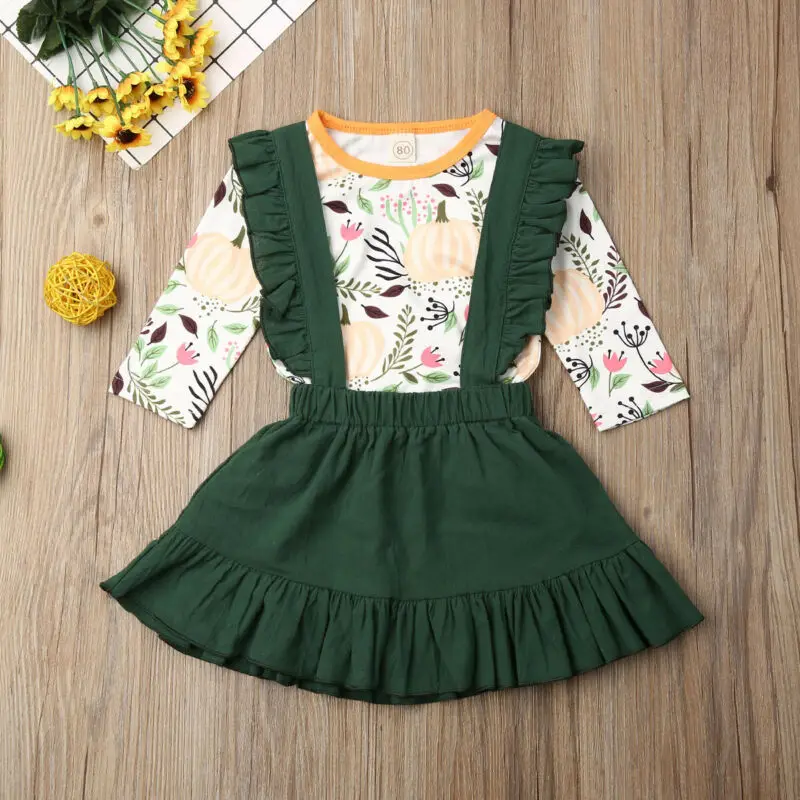 От 6 месяцев до 4 лет 2 предмета мой первый Хэллоуин Одежда для новорожденных