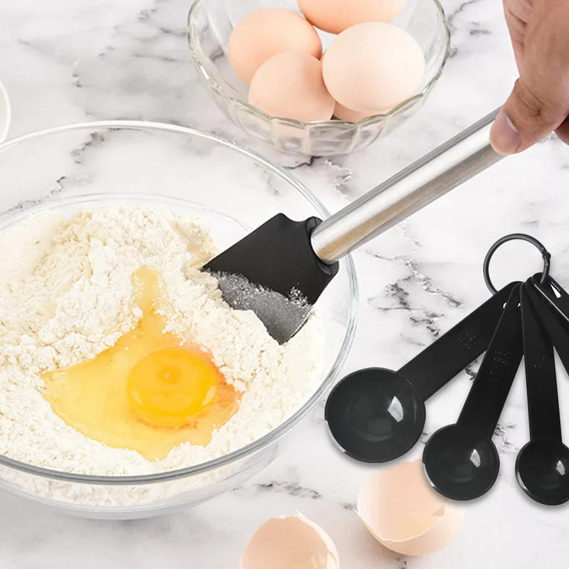 Набор кухонной утвари из нержавеющей стали лопатка силикон S-образные крючки