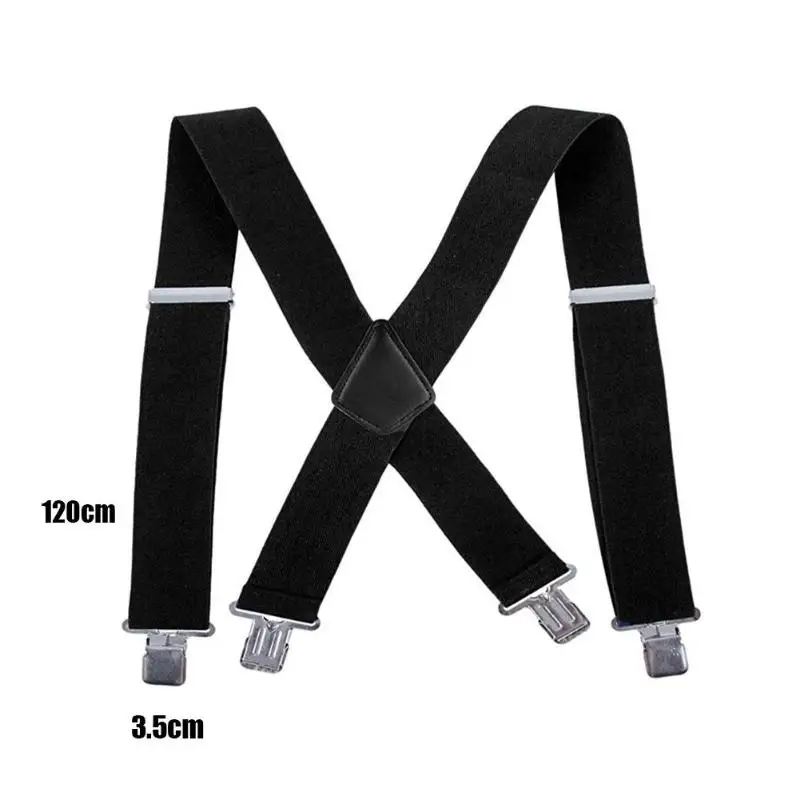 

Adjustable Elasticated Adult Suspender Straps Y Shape Clip-on Men's Suspenders Strap Clip-on for Pants Trousers Brace Belt