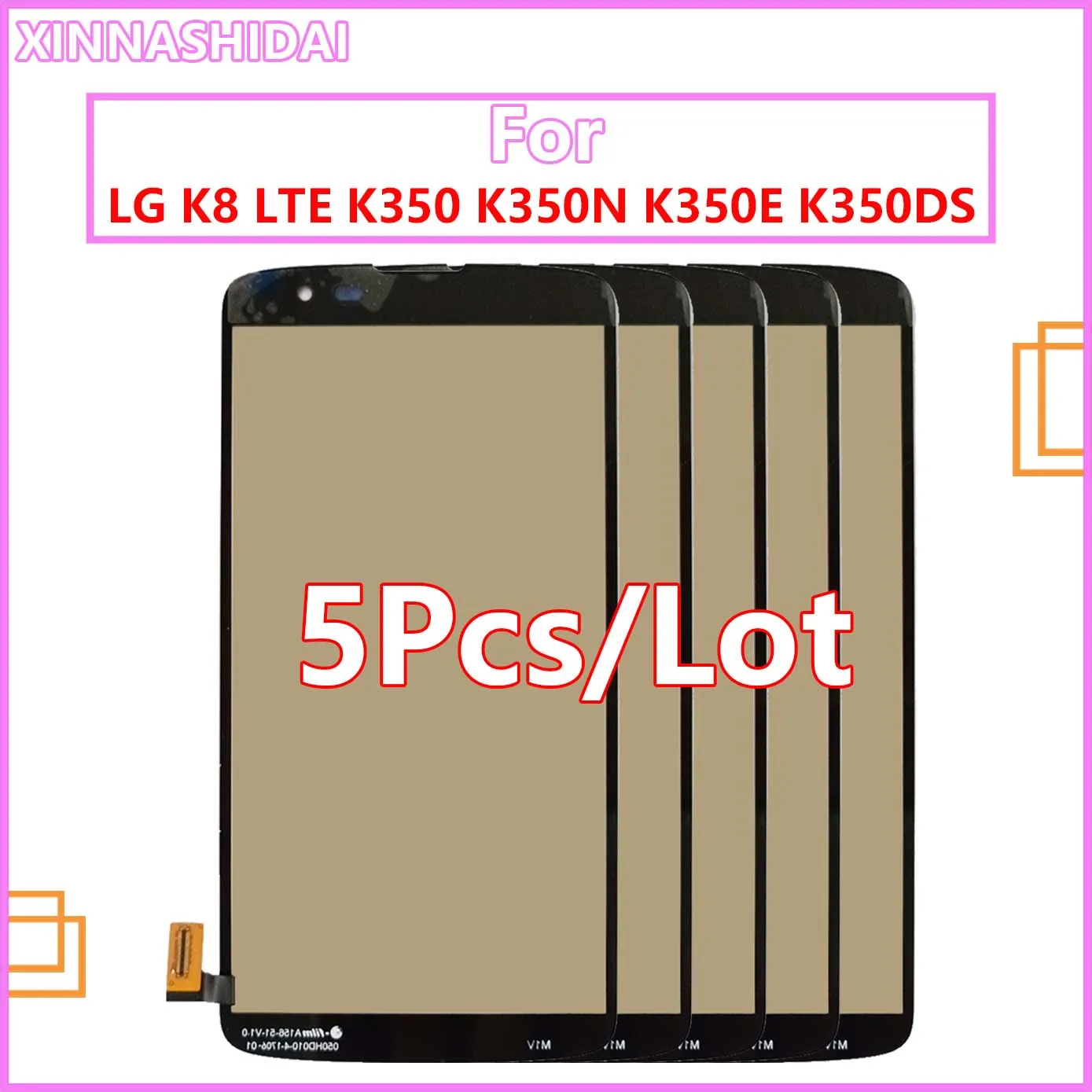 

5PCS/For LG K8 2017 Aristo M200N M210 MS210 US215 M200 M200E LCD Display Touch Screen Digitizer Assembly With/No Frame 5.0"