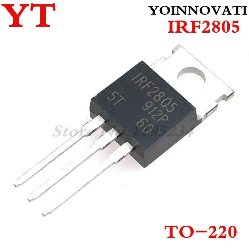 

5pcs/lot IRF2805 MOSFET N-CH 55V 75A TO-220AB Best quality