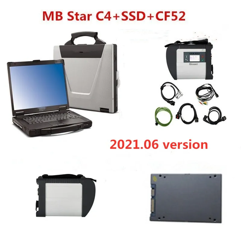 Компактный Диагностический сканер V2021.06 MB Star C4 с новейшим программным