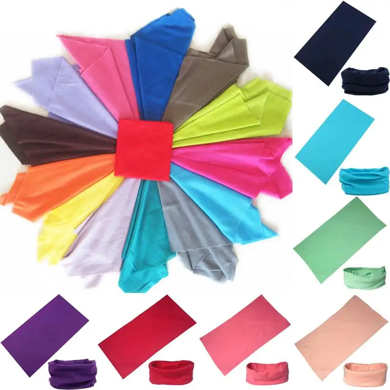 

1PC Turban Headband Face Mask Head Wear Solid Outdoor High Quality Snood Multifunction For Cycling Sun Block Seamless Hot Sale