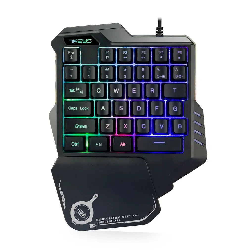 G30 1 6 м Проводная игровая клавиатура со светодиодной подсветкой 35 клавиш с одной