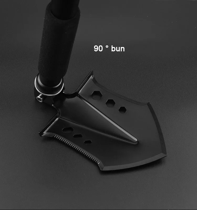 New Garden Camping Shovels Multifunctional Chinese Military Folding Shovel Outdoor Survival Pocket Tools Aluminium Alloy Handle |