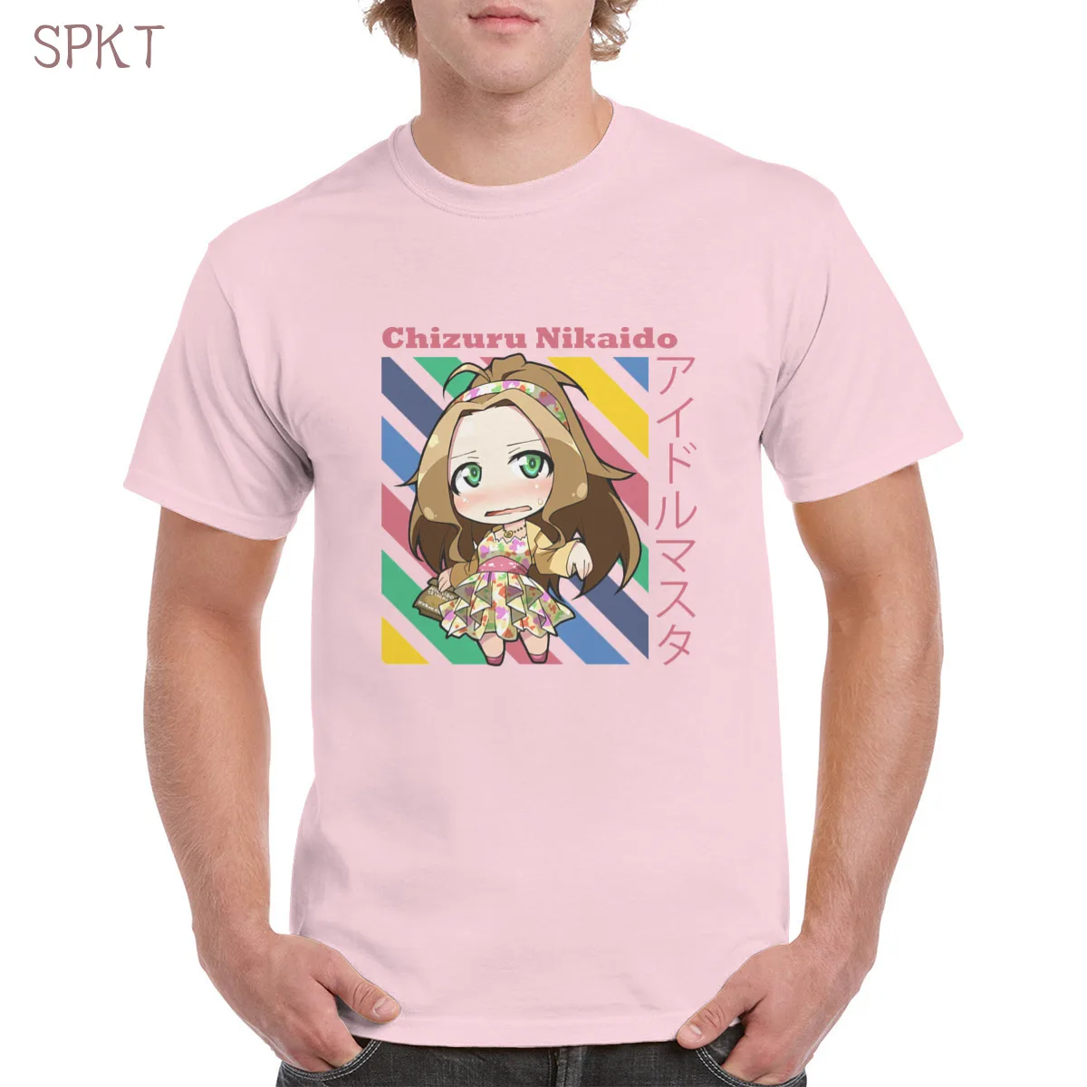 

Kawaii Chizuru Nikaido graphic tshirt 100% cotton The Idolmaster anime print t shirt gothic punk oversized women/men's T-Shirts