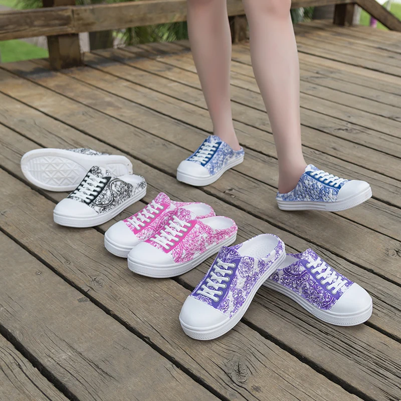 

Women's Slippers 2021 Fashion Women's Sandals Summer Clogs Beach Shoes Light Breathable Flats Home Slippers Anti-Slip Shoe