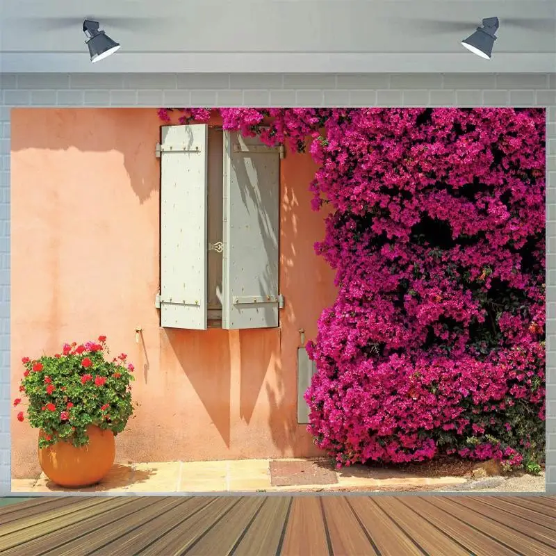 

Фон для студийной фотосъемки с изображением деревянного окна винных цветов стены для свадебной портретной съемки влюбленных пар женщин