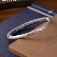 bastiee 999 sterling silver bangles for men vintage miao women bracelet monkey king hmong handmade jewellery for women