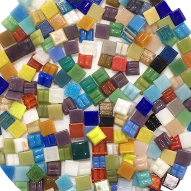 30 шт. 1 см креативная разноцветная мозаика инкрустированная плитка DIY настенная