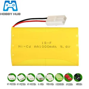 Аккумулятор 9,6 в, 1000 мА  ч, никель-кадмиевый аккумулятор 9,6 в, AA для MJX 1559, 8888, запчасти для радиоуправляемых лодок, бесплатная доставка