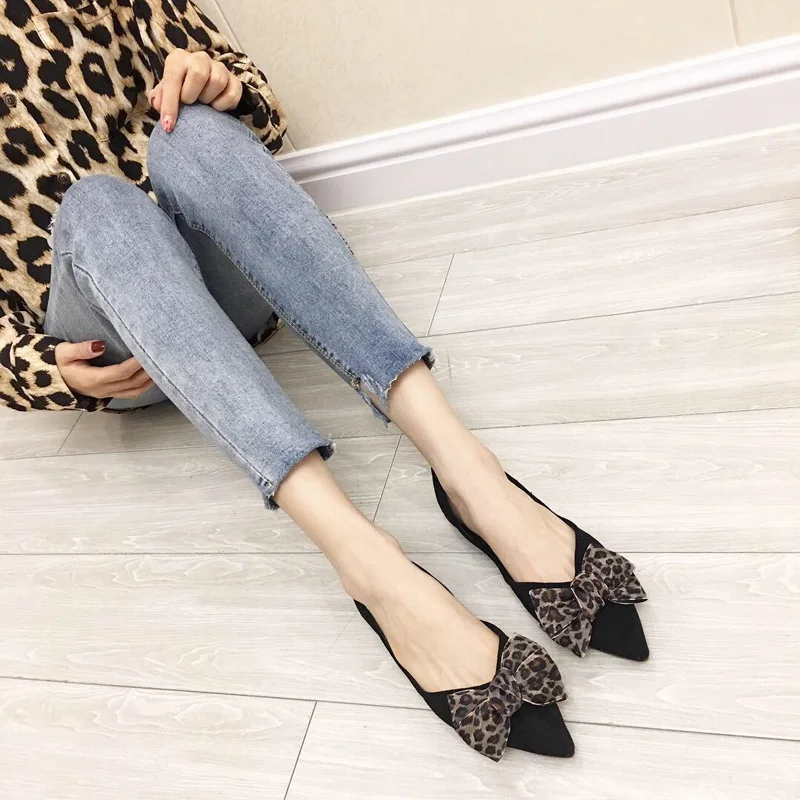 Wellwalk/Балетки на плоской подошве женская обувь модная удобная с бантом в