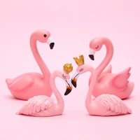 ins creative lovely flamingo tv cabinet decoration room bedroom decoration indoor home furnishings