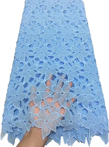 Фиолетовый высококачественный Африканский молочный шелковый шнур кружева 2022