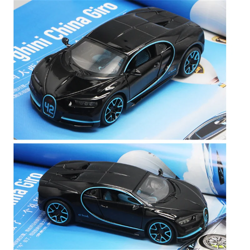Коллекция 1:32 металлический сплав откатная модель Sportscar Bugatti Veyron 14 см литая модель игрушечного автомобиля дисплей для детей и взрослых