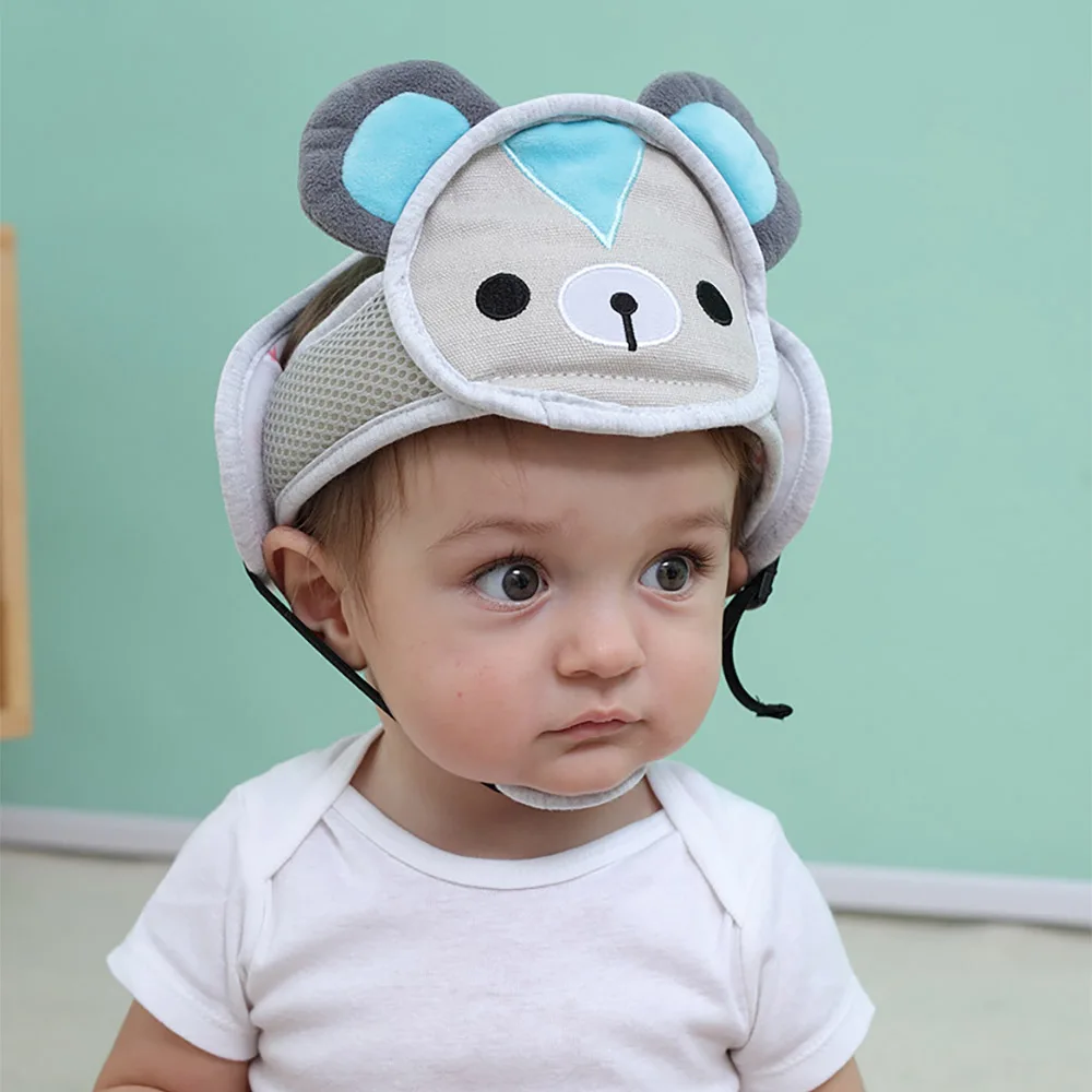 

Baby Care Protective Play Cap Toddler Safety Bear Helmet Hat Anti Shock Bumper Caps Headgear Comfortable Harnesses Walking Hat