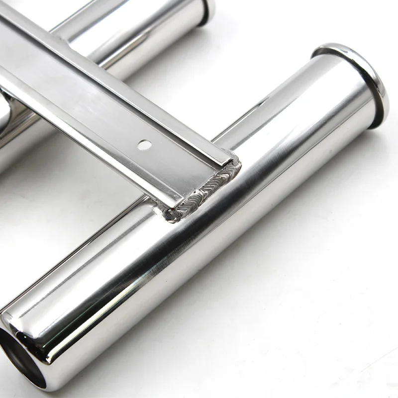 Держатель для удочки с 6 трубками ТРОЙНОЙ ДЕРЖАТЕЛЬ из нержавеющей стали