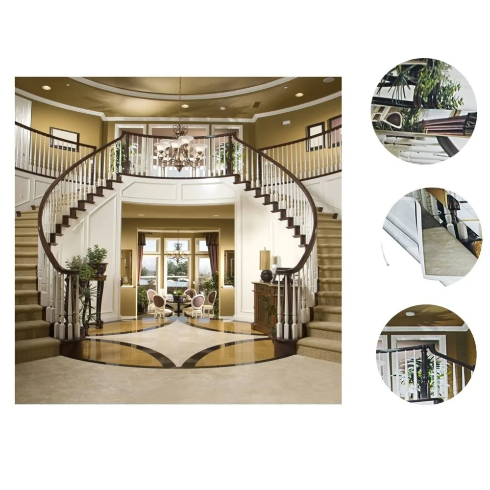 DePhoto Indoor Villa Double Stairs художественный портрет вечерние бесшовный Виниловый фон для