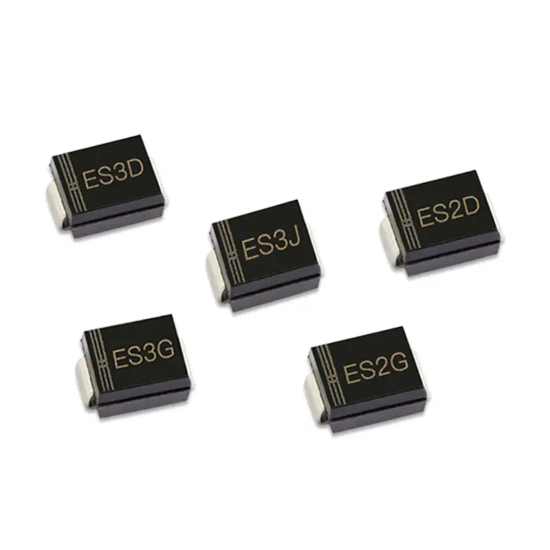 50 шт. SMD быстрая выпрямительные диоды ES3D ES3JBF ES2G ES3J ES2J ES2D ES3G 1A 2A с алюминиевой