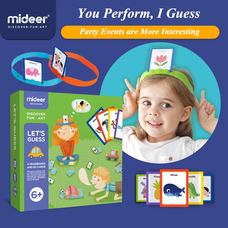 MiDeer настольные игры Пазлы 3-6Years вы рисуете мне угадать игрушки родитель-ребенок интерактивные для детей младшего возраста игры игрушка паззл головоломка