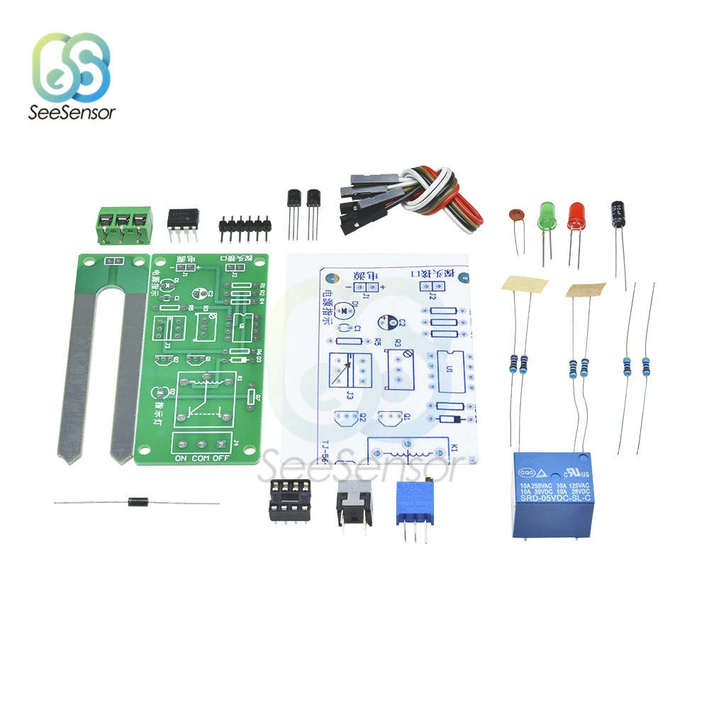 Релейный модуль контроля влажности почвы 5 в постоянного тока автоматический