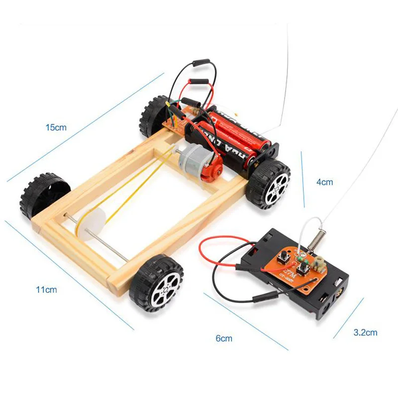 Набор стеблей для школы DIY с дистанционным управлением гоночный автомобиль